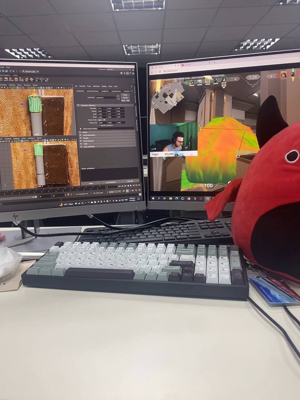 Behind the scenes of the VR project on the Unreal Engine application